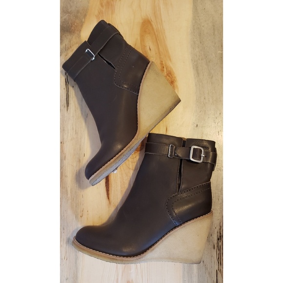 see by chloe wedge booties